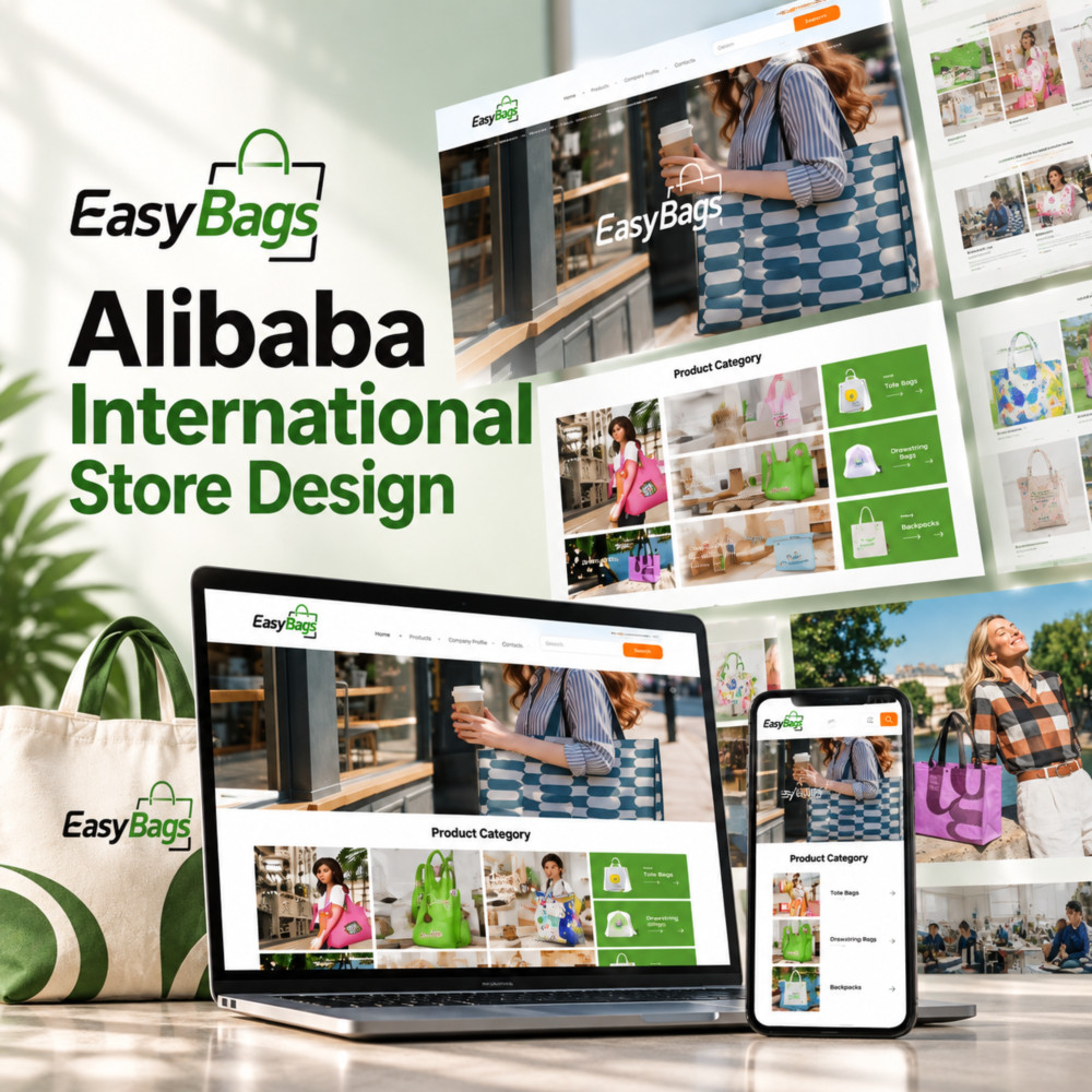 EasyBags Alibaba International store design project