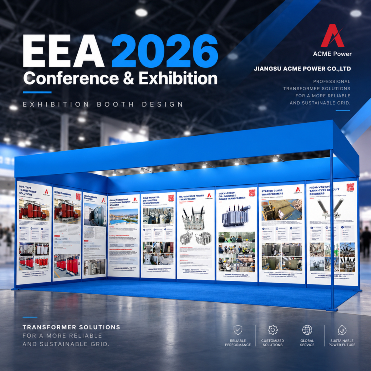 Jiangsu Acme Power exhibition design project for EEA2026 Conference & Exhibition