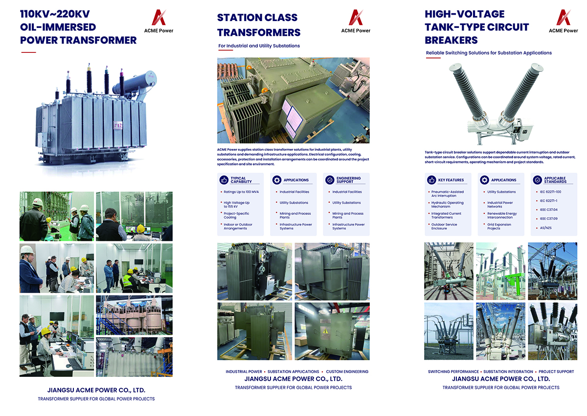 Jiangsu Acme Power transformer exhibition graphic design for EEA2026