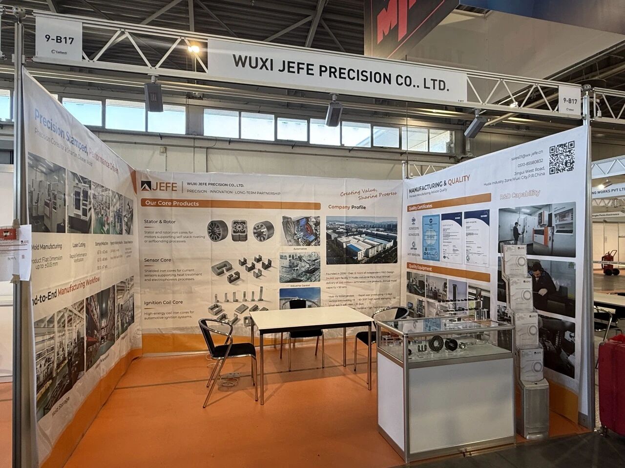 WUXI JEFE PRECISION booth at Coiltech Italia 2026