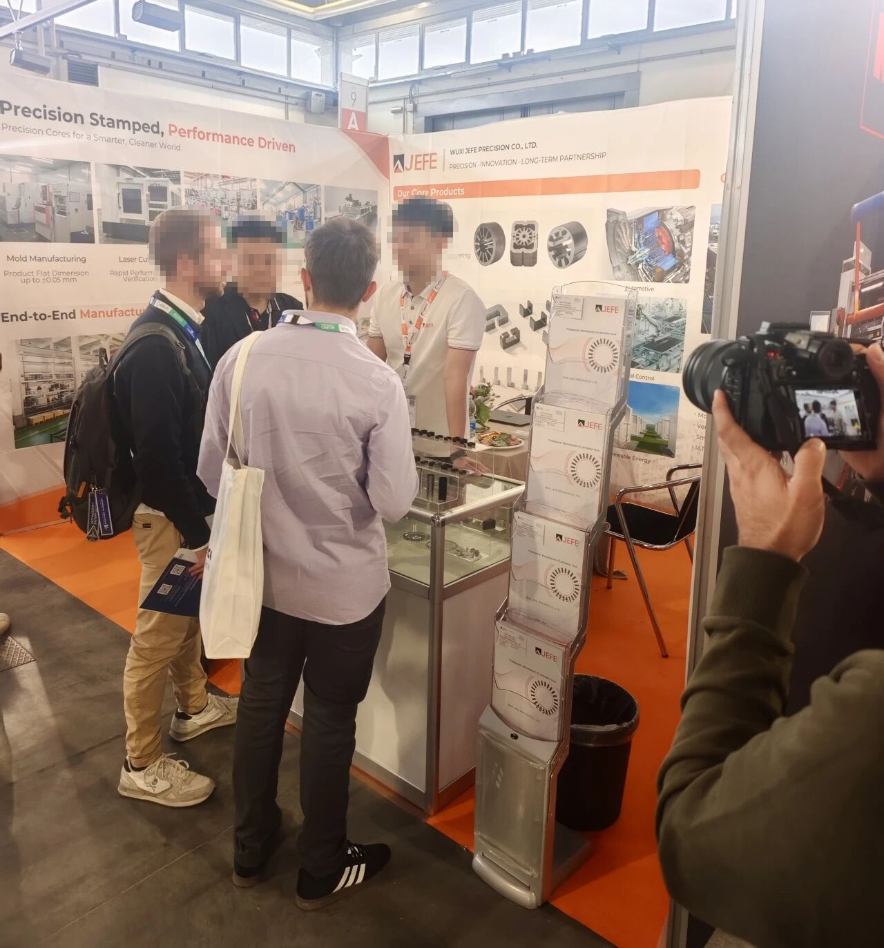 WUXI JEFE PRECISION exhibition booth at Coiltech Italia 2026